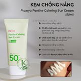  Kem Chống Nắng Dành Cho Da Nhạy Cảm Ma:nyo Panthe Calming Sun Cream SPF50+ PA++++ 50ml (XANH LÁ) 