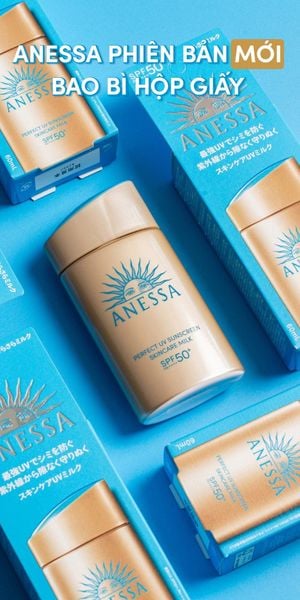  (NEW 2024) Kem Chống Nắng Dạng Sữa, Kiềm Dầu Anessa Perfect UV Sunscreen Skincare Milk SPF50+ PA++++ 60ml 