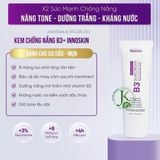  Kem Chống Nắng Phổ Rộng, Nâng Tone Innoskin B3 Suncream 50g 