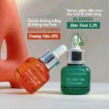  Tinh Chất Giảm Dầu Mụn, Se Khít Lỗ Chân Lông Bring Green Zinc Teca 12% Blemish Serum 25ml (XANH LÁ) 