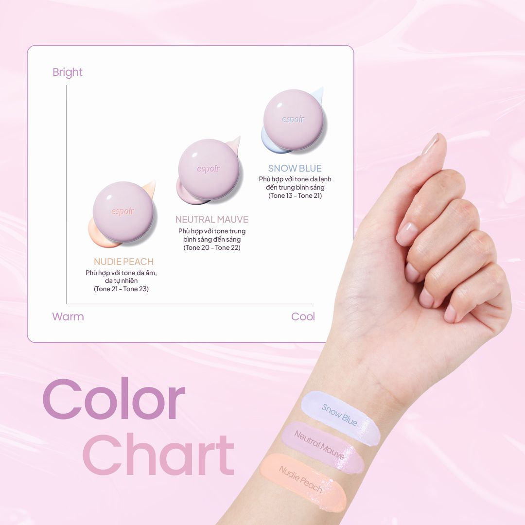  (TẶNG KÈM VÍ) Phấn Nước Chống Nắng Nâng Tone Espoir Dewlike Jello Tone Up Cushion SPF50+ PA+++ 15g 