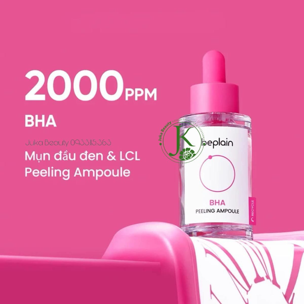  Tinh Chất Tẩy Tế Bào Chết Hóa Học Beplain BHA Peeling Ampoule 30ml 