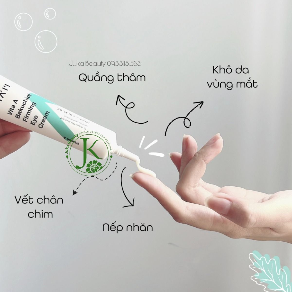  Kem Dưỡng Mắt Tiam Vita A Bakuchiol Firming Eye Cream 30ml 