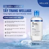  Nước Tẩy Trang Sạch Da, Dịu Nhẹ Wellage Real Hyaluronic Cleansing Water 400ml 