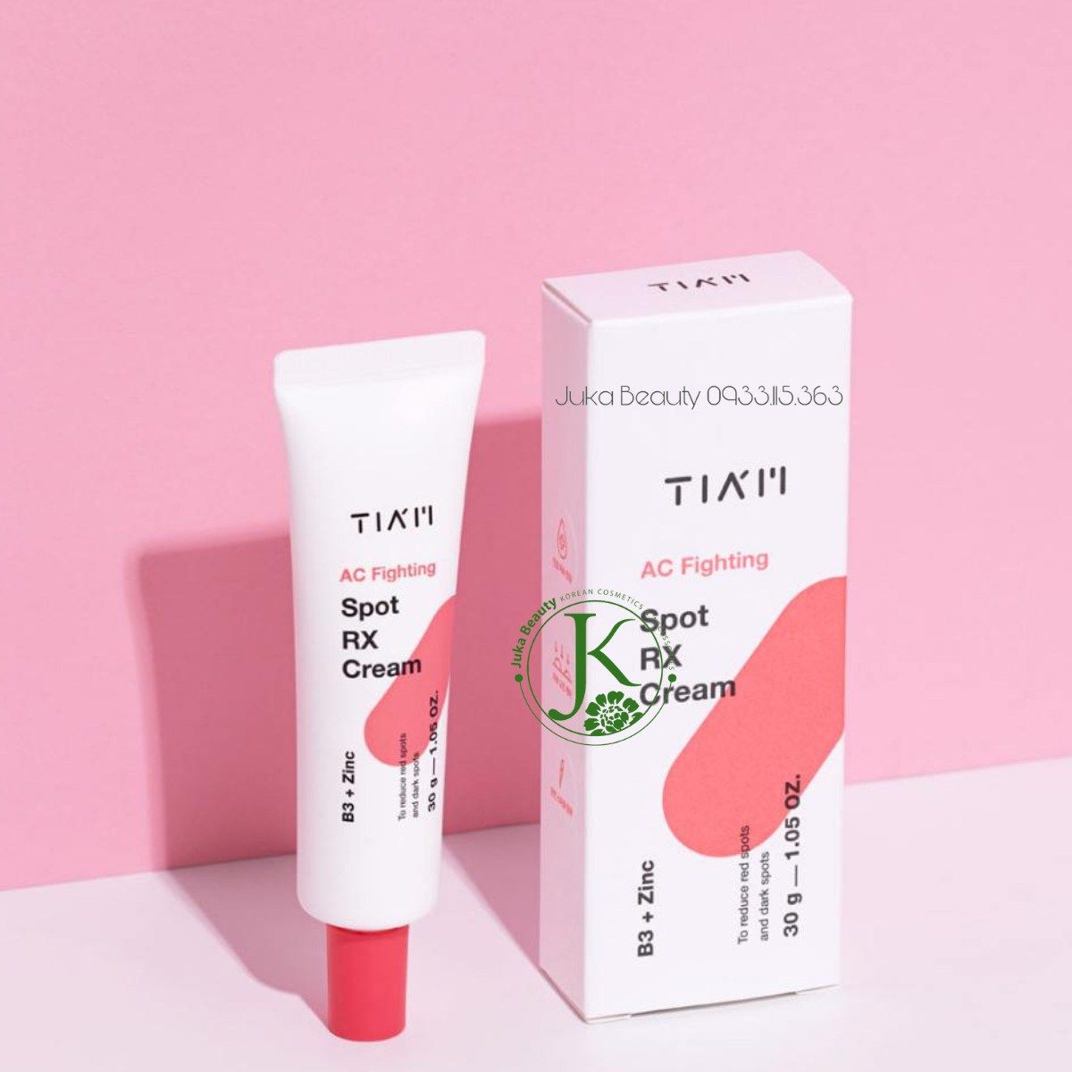  Kem Chấm Mụn Xẹp Mụn, Ngừa Thâm Tiam AC Fighting Spot RX Cream 30g 