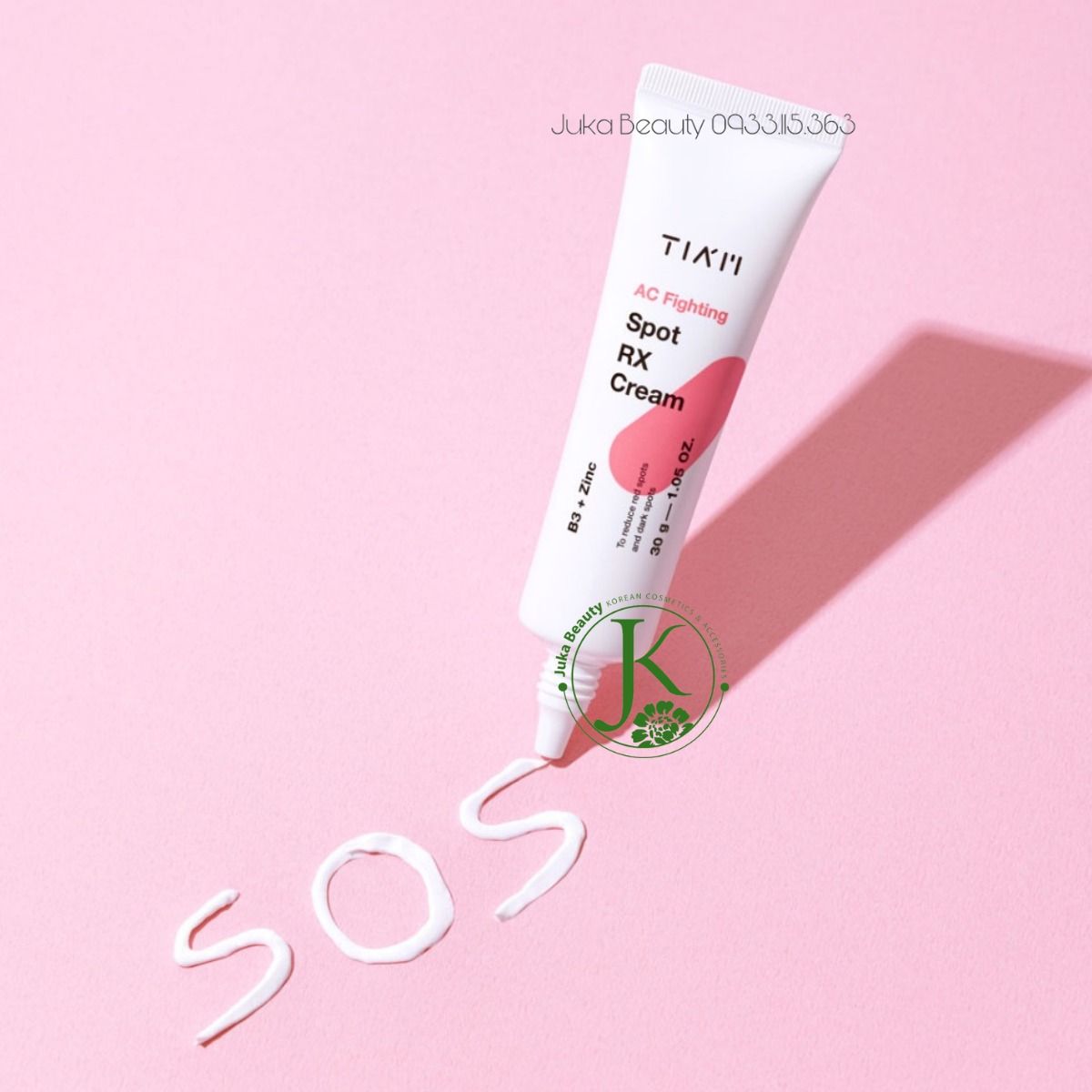  Kem Chấm Mụn Xẹp Mụn, Ngừa Thâm Tiam AC Fighting Spot RX Cream 30g 