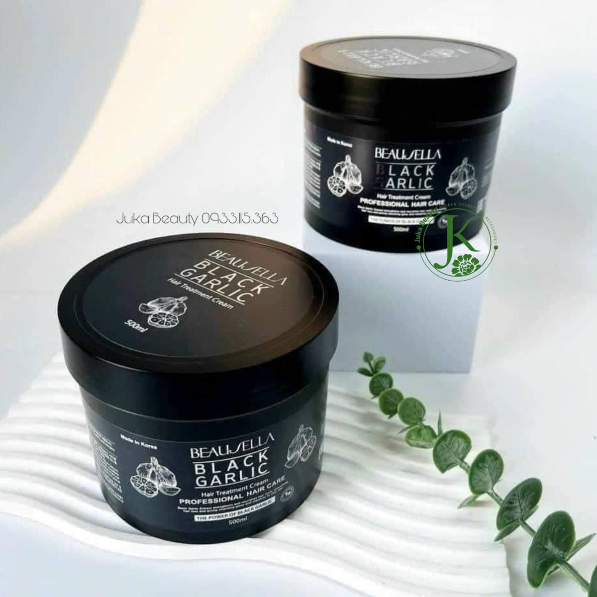  Kem Ủ Tóc Tỏi Đen Giảm Rụng & Mềm Tóc Beausella Black Garlic Hair Treatment Cream 500ml 