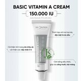  Kem Dưỡng ẩm, Ngừa Lão Hóa DRCEUTICS Basic Vitamin A Cream 150.000 IU 35g 