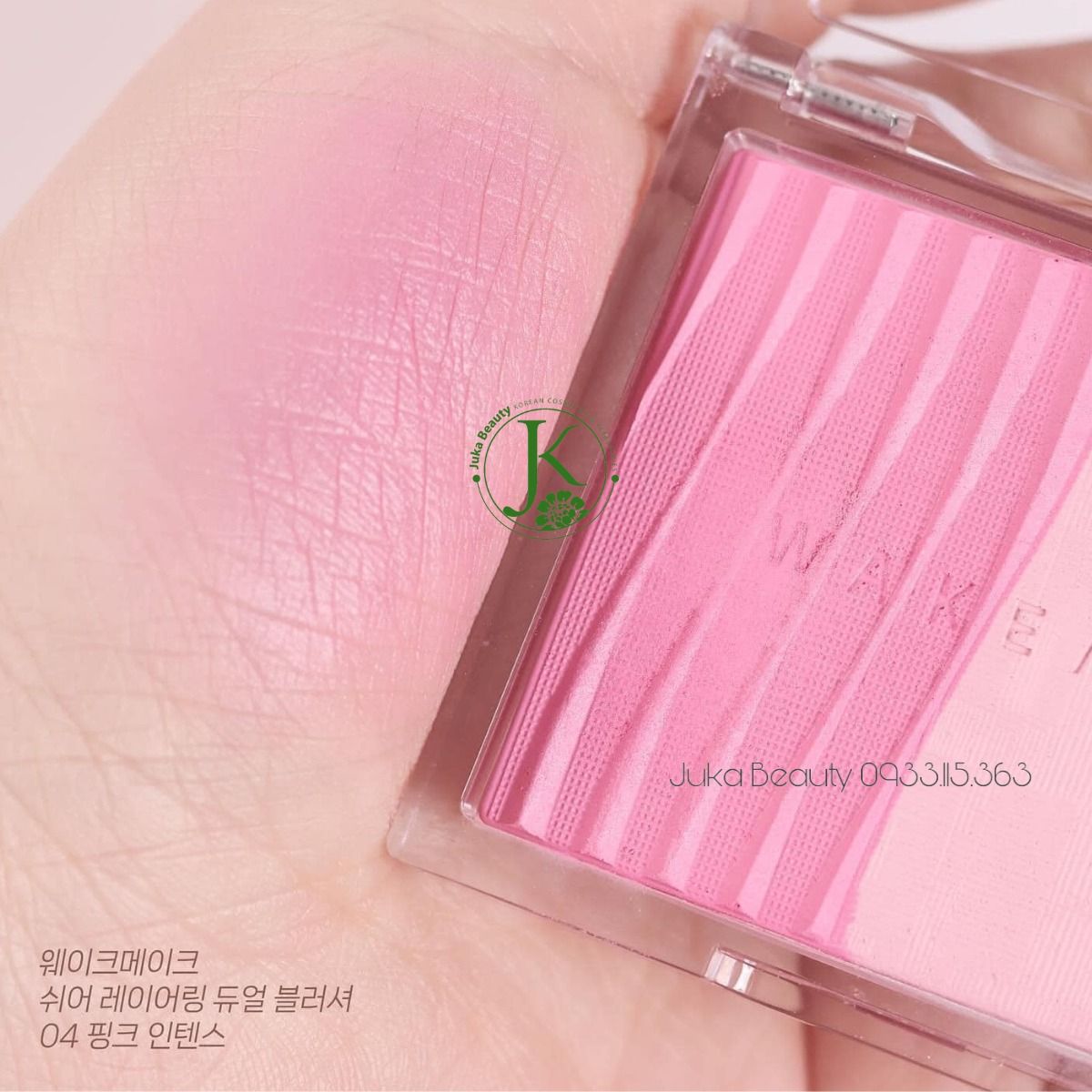  Má Hồng Wakemake Sheer Layering Dual Blusher 5g 
