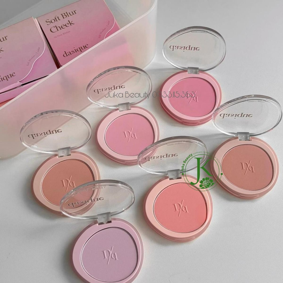  (Mẫu mới) Phấn Má Hồng Dasique Soft Blur Cheek 5.7g 