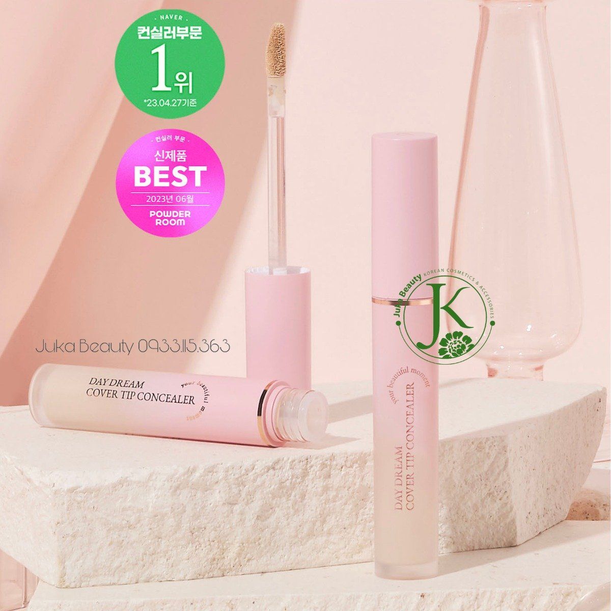  Kem Che Khuyết Điểm Aperire Daydream Cover Tip Concealer SPF30/PA++ 4.5ml 