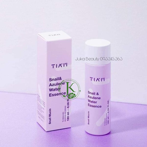 Tinh Chất Ốc Sên Dịu Da, Phục Hồi Tiam Snail & Azulene Water Essence 180ml 