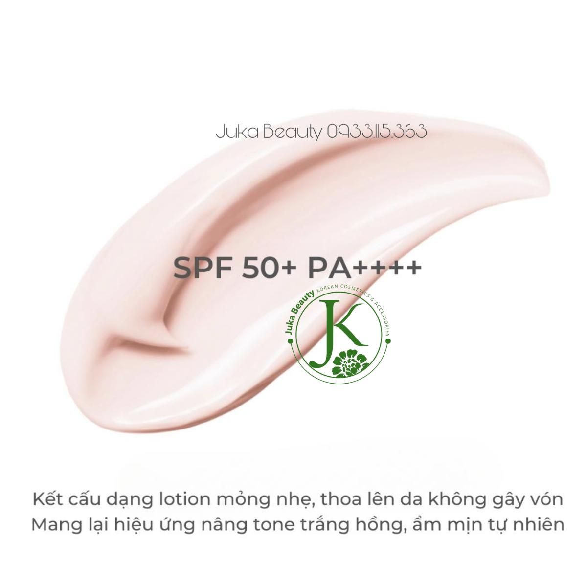  Kem Chống Nắng Nâng Tone Trắng Hồng Pestlo Safe Recipe Niamin C Tone Up Sun SPF50+ PA++++ 50ml 