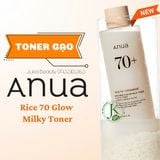  Nước Hoa Hồng Gạo Dưỡng Sáng, Đều Màu Da Anua Rice 70 Glow Milky Toner 250ml 