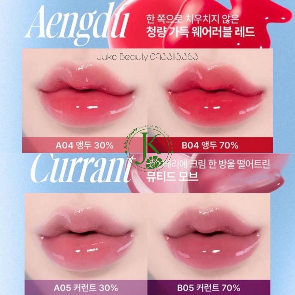  Son Tint Bóng Fwee 3D Voluming Gloss 5.3g 