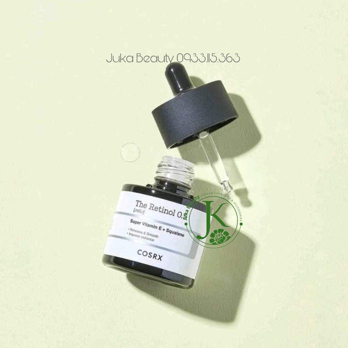 Dầu Dưỡng Ngừa Lão Hóa Cosrx Retinol 0.5 Oil Super Vitamin E + Squalane 20ml 