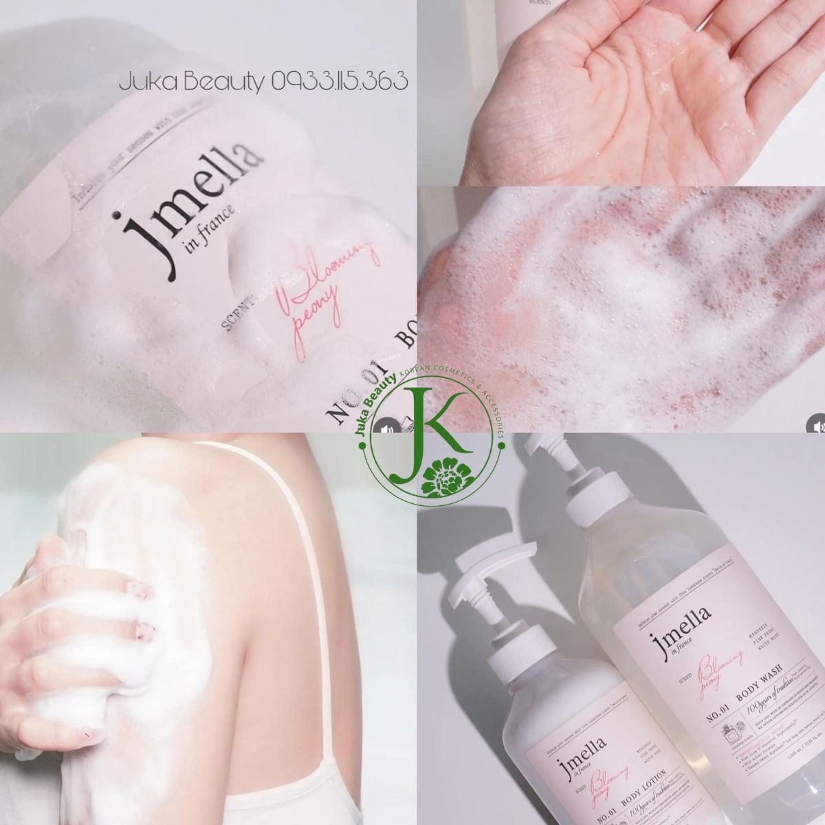  Sữa Tắm Hương Thơm Nước Hoa Jmella In France Body Wash 500ML/ 1000ML 