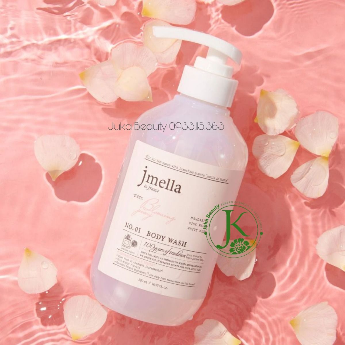  Sữa Tắm Hương Thơm Nước Hoa Jmella In France Body Wash 500ML/ 1000ML 