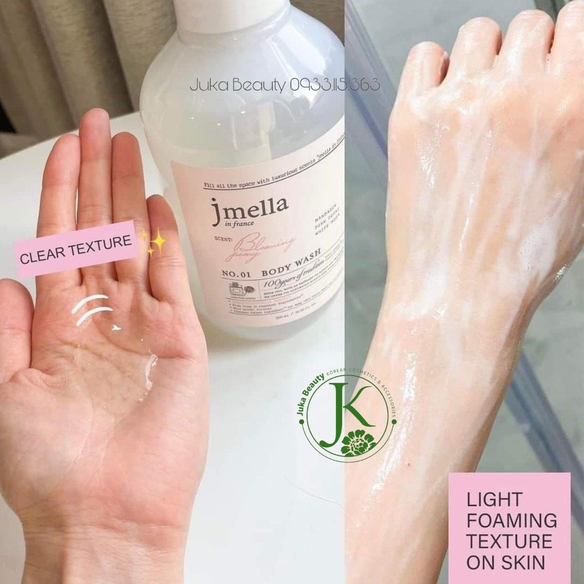  Sữa Tắm Hương Thơm Nước Hoa Jmella In France Body Wash 500ML/ 1000ML 