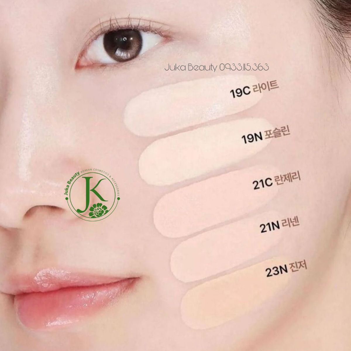  (Kèm lõi) Phấn Nước Clio Kill Cover Founwear Cushion The Original SPF50+ PA+++ 15g*2 