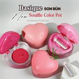  (Mẫu mới) Son Bùn Kiêm Má Hồng Dasique Souffle Color Pot 6.5g 
