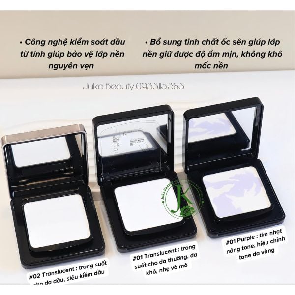  Phấn Phủ Dạng Nén, Kiềm Dầu Carslan Black Magnet Soft Mist Powder 8g 