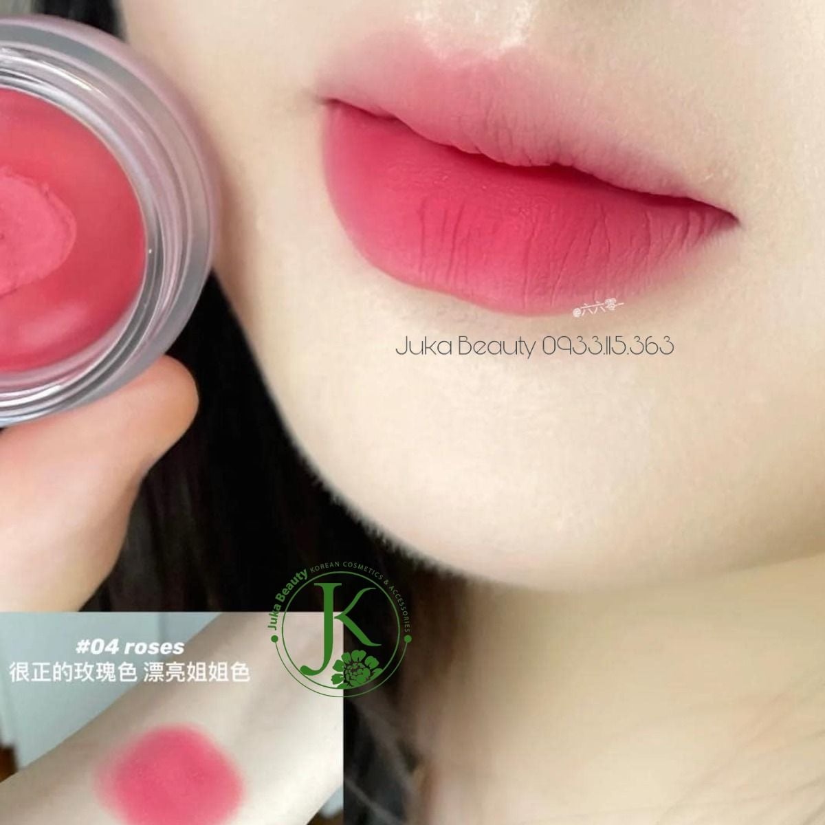  (NEW) Son Bùn Kiêm Má Hồng Holika Holika Melting Blur Lip Pot 5g 