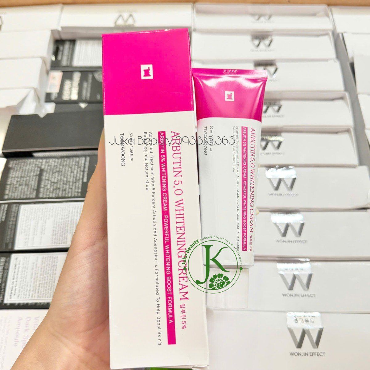  (HOT) Kem Dưỡng Trắng Da, Mờ Thâm Nám Tosowoong Arbutin 5.0 Whitening Cream 50ml 