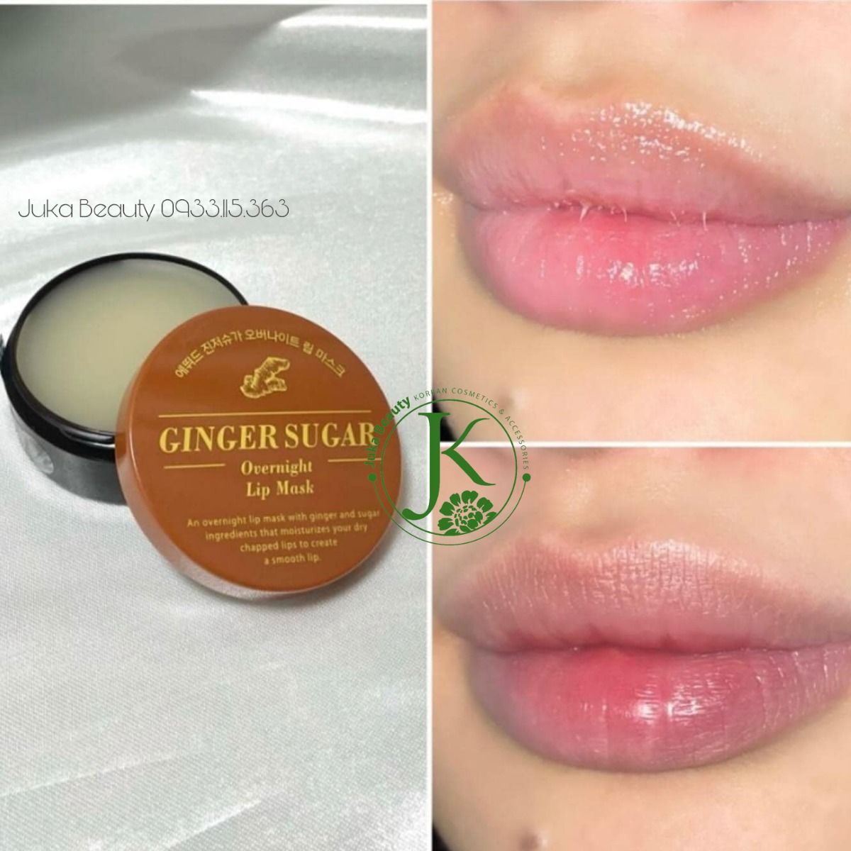  Mặt Nạ Ngủ Môi Etude Ginger Sugar Overnight Lip Mask 23g 