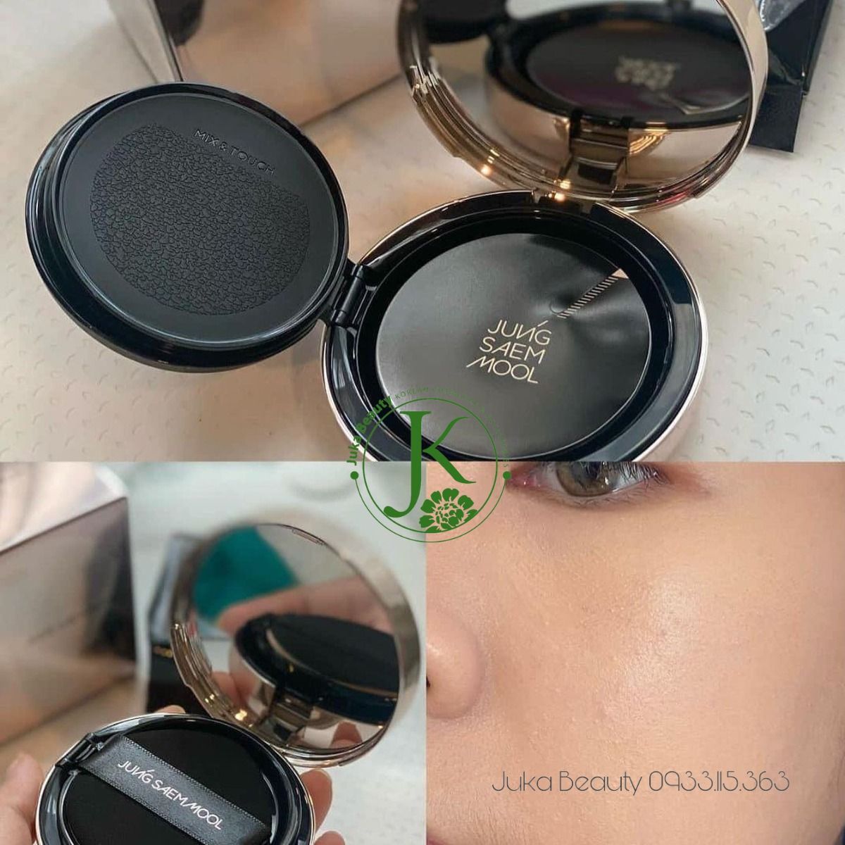  (KÈM LÕI) Phấn Nước Mỏng Nhẹ Jung Saem Mool Masterclass Radiant Cushion SPF50+ PA+++ 15g 