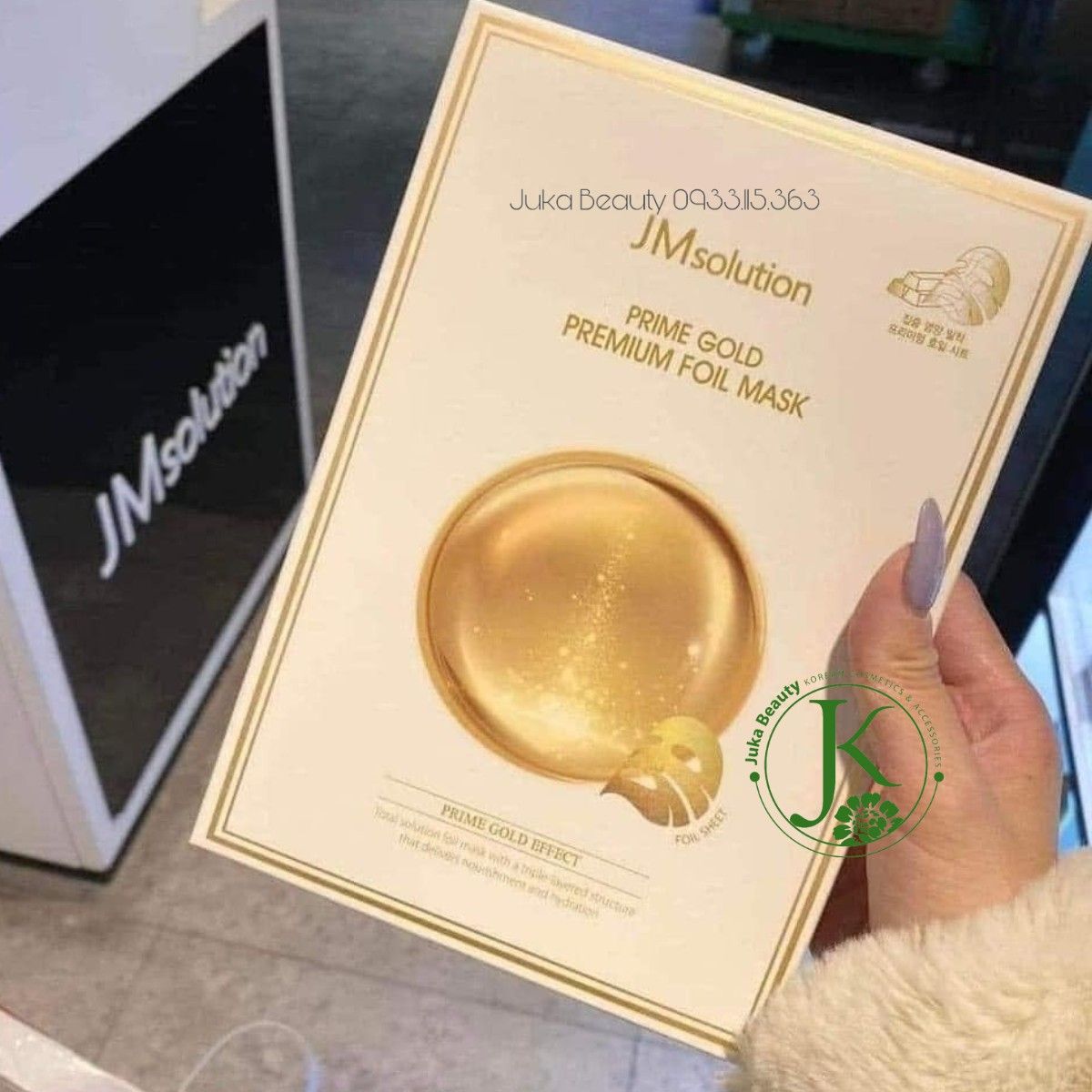  Mặt Nạ Vàng 24k Cấp ẩm, Giảm Nếp Nhăn JM Solution Prime Gold Premium Foil Mask 35ml (1 miếng) 