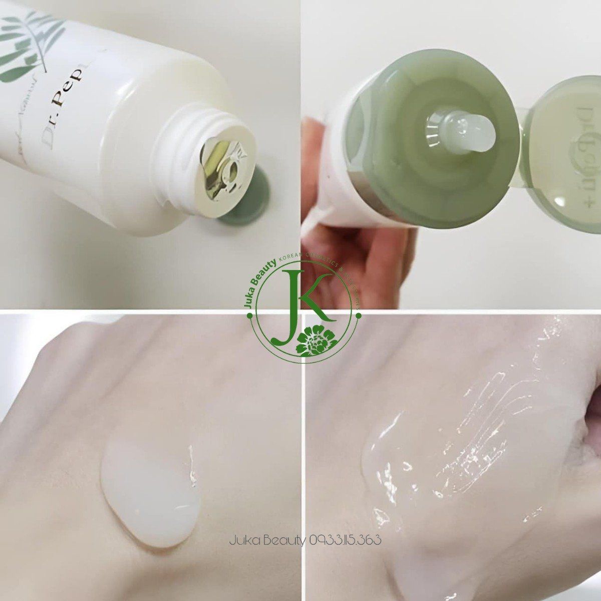  Tẩy Tế Bào Chết Dạng Gel, Sáng Da Dr.Pepti Herb Natural Peeling Gel 130ml 