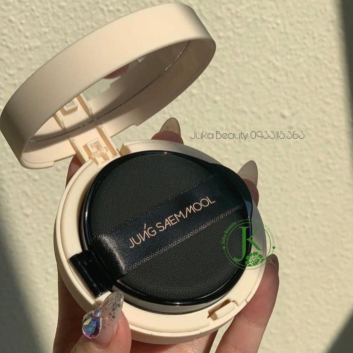  (KÈM LÕI) Phấn Nước Jung Saem Mool Skin Nuder Cover Layer Cushion SPF50+ PA+++ 14g 