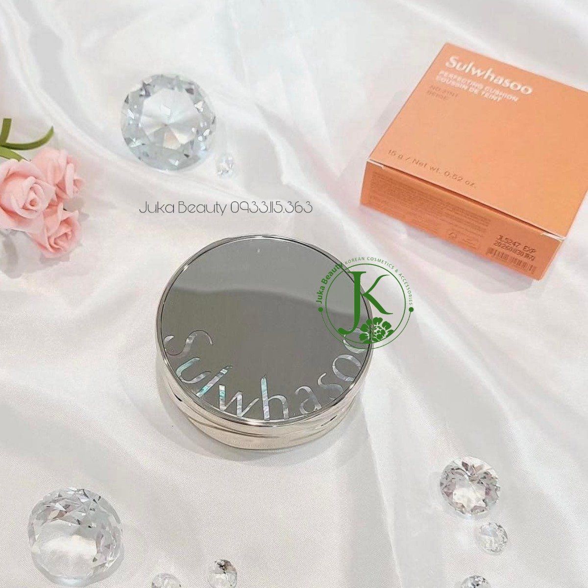  (MINI SIZE) Phấn Nước Mỏng, Nhẹ Sulwhasoo Perfecting Cushion Coussin De Teint 5g 