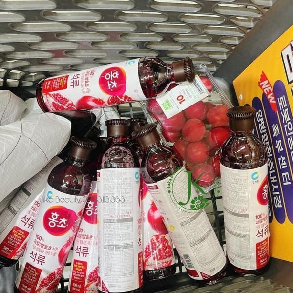  Nước Giấm Lựu Hữu Cơ Daesang Hàn Quốc 500ml/ 900ml 