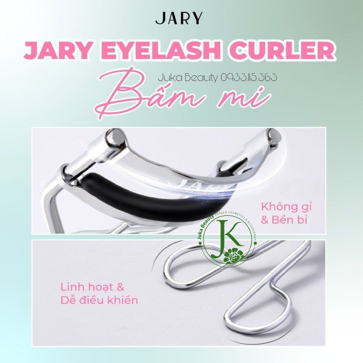  Kẹp Bấm Mi Jary Eyelash Curler (1 cái) 