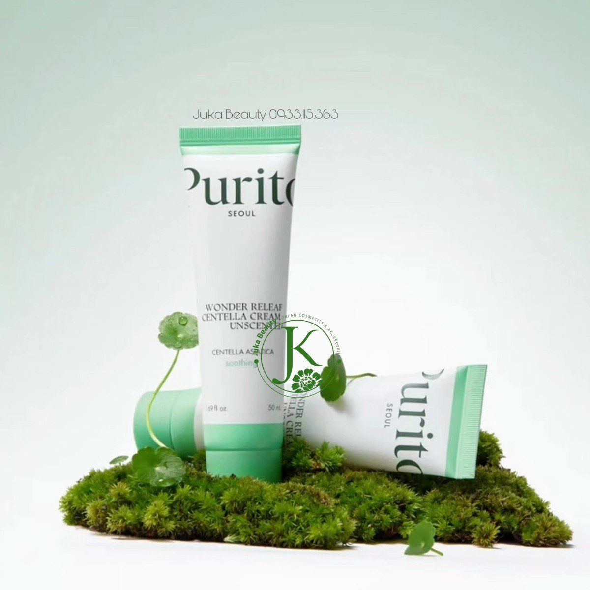  Kem Dưỡng Làm Dịu, Cấp Ẩm Purito Wonder Releaf Centella Cream Unscented 50ml 