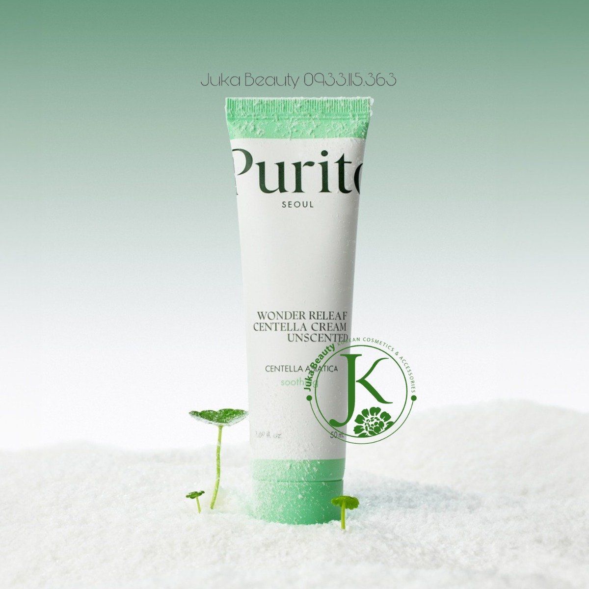  Kem Dưỡng Làm Dịu, Cấp Ẩm Purito Wonder Releaf Centella Cream Unscented 50ml 