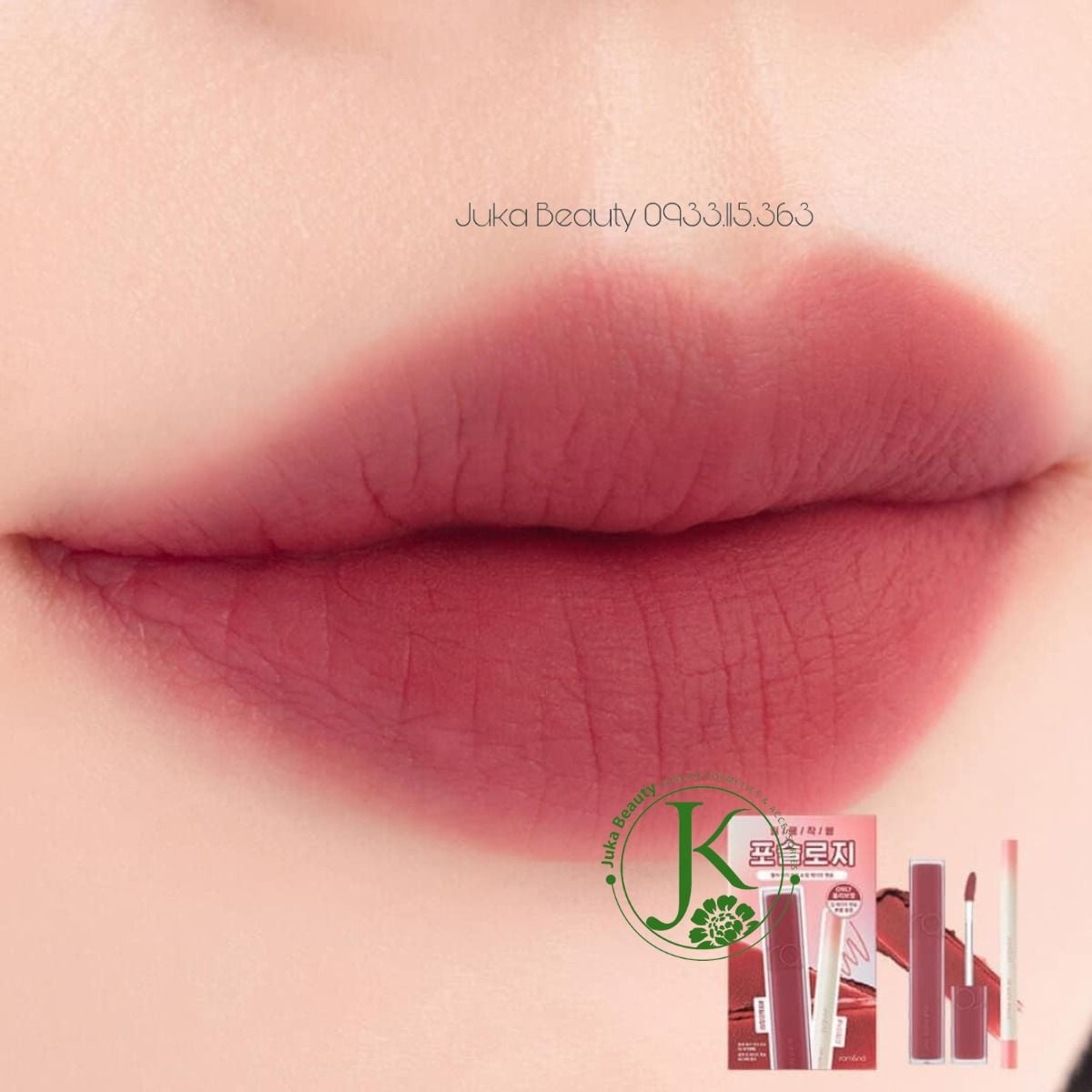  Set Son + Chì Môi Romand Over Lip Tutorial (LIMITED) 