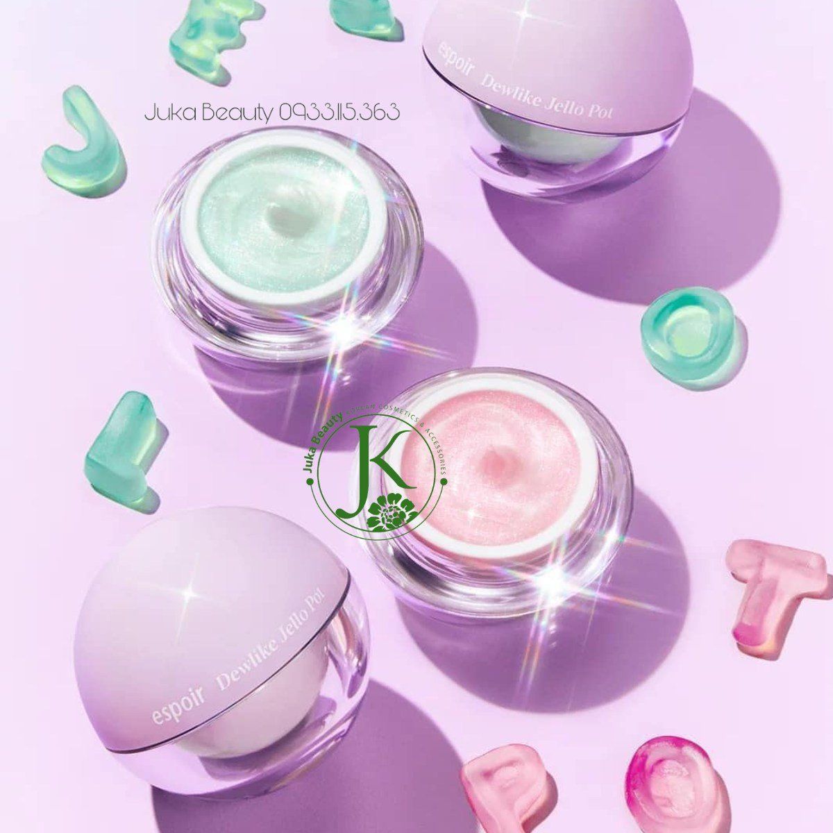  (SALE LỖ DATE T4/2026) Gel Bắt Sáng Espoir Dewlike Jello Pot 10g 