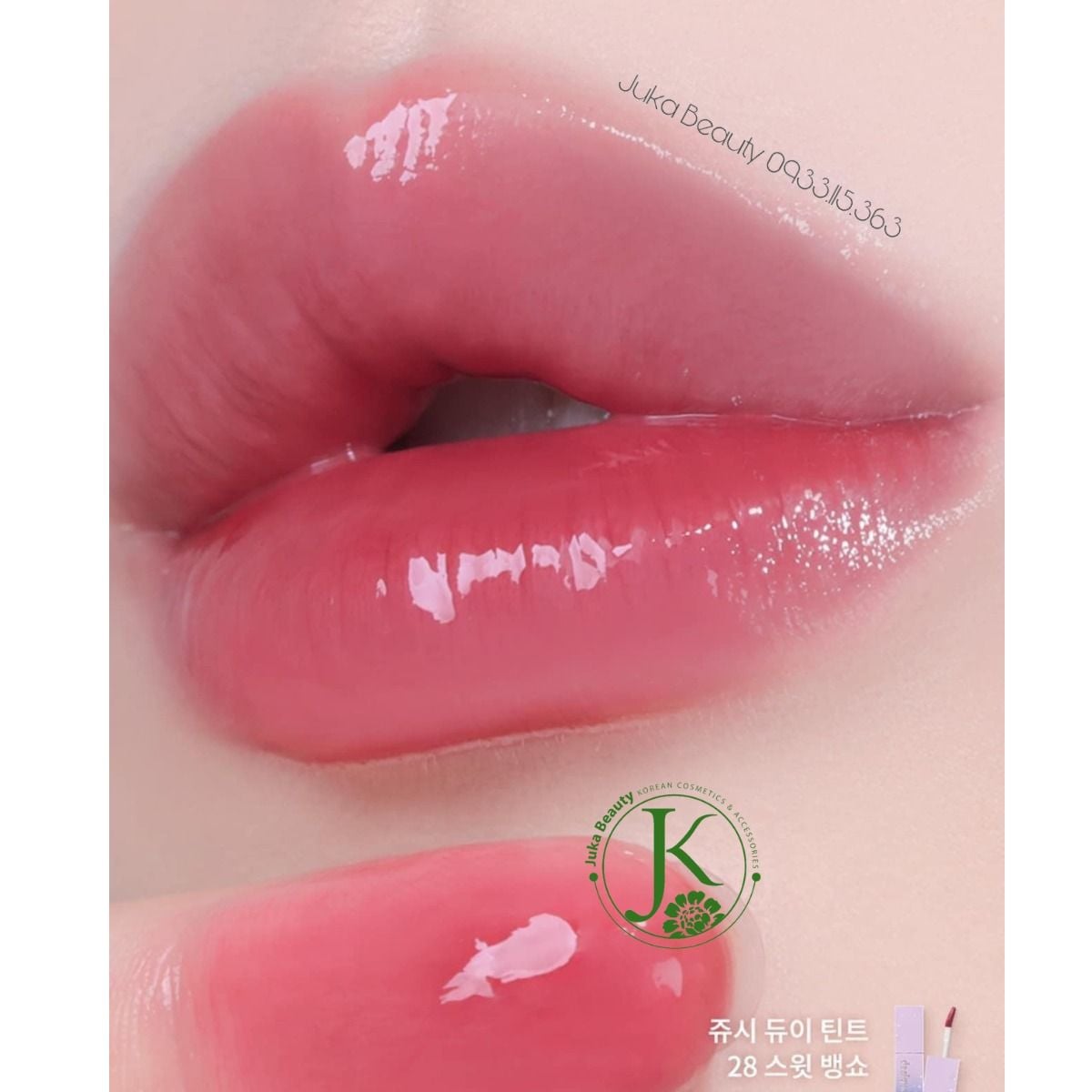  Son Tint Bóng Dasique Juicy Dewy Tint 3.5g (Mẫu mới) 