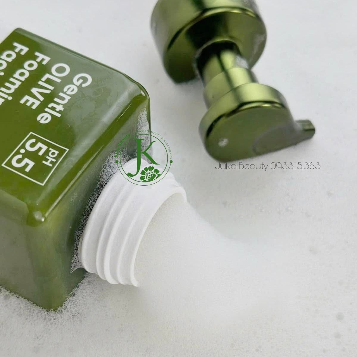  Sữa Rửa Mặt Tạo Bọt Nhẹ, Dịu Da DRCEUTICS Gentle Olive Foaming Facial Wash 420g 