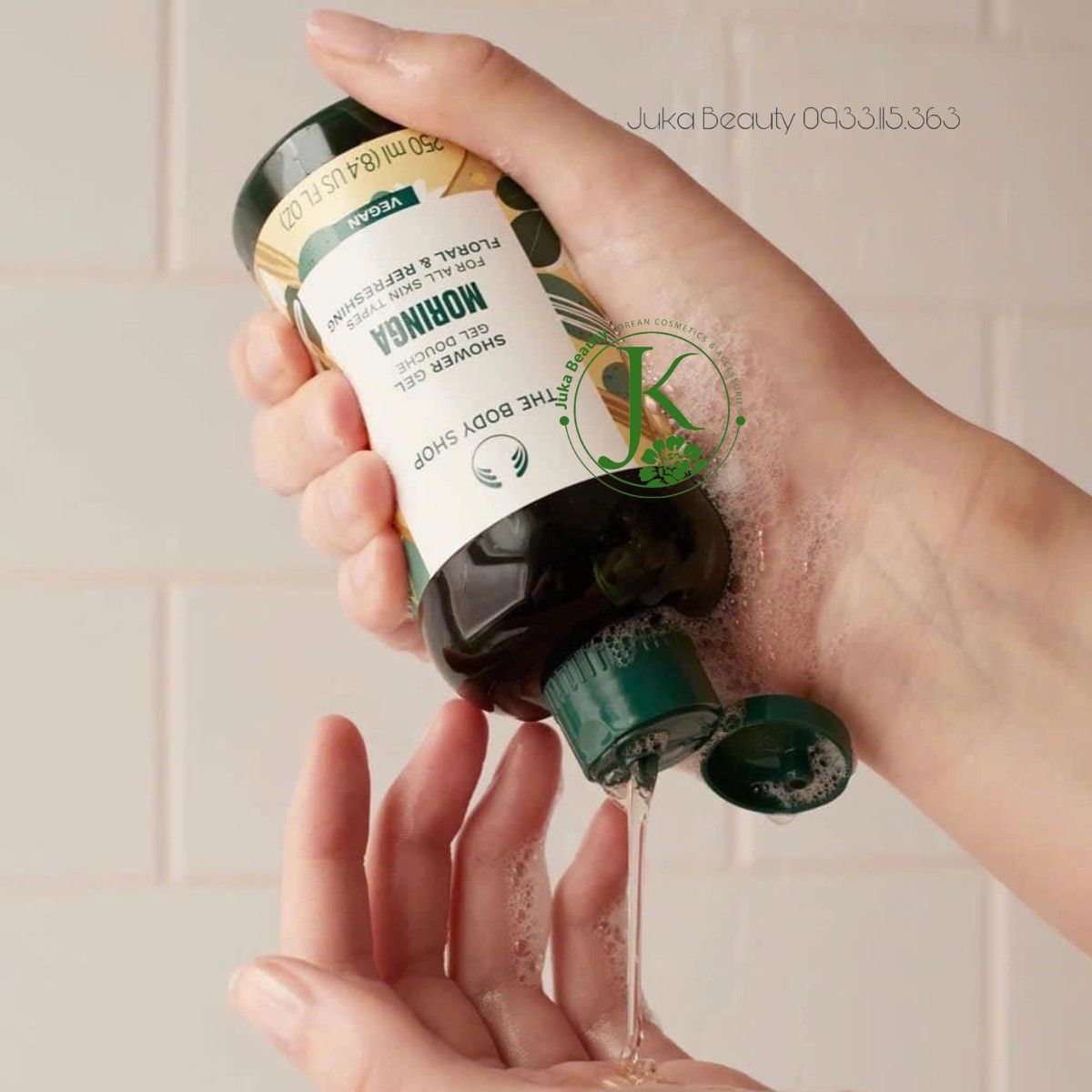 [BẢN TRUNG] Sữa Tắm The Body Shop MORINGA Shower Gel 250ml 