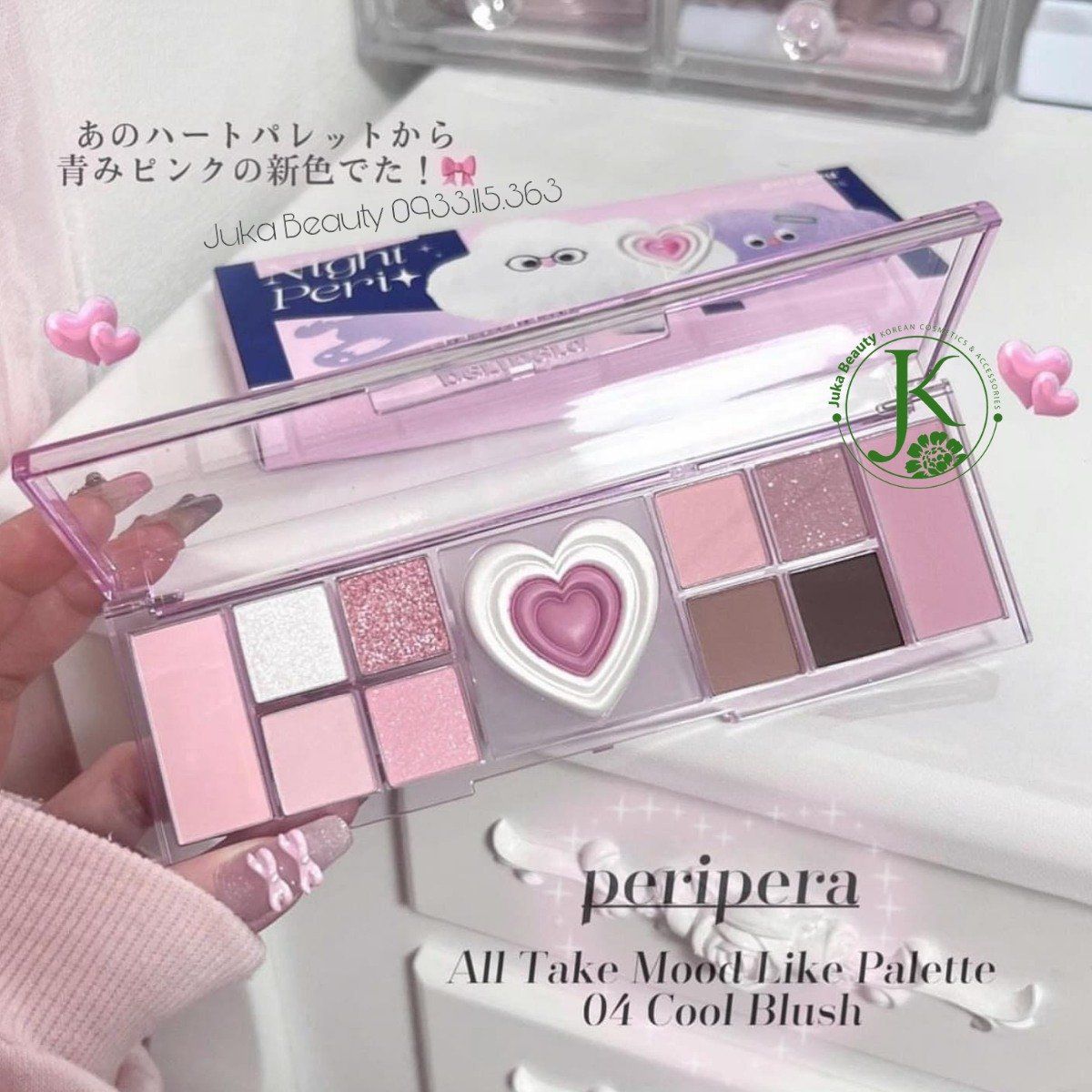  Bảng Phấn Mắt Đa Năng Peripera All Take Mood Like Palette 
