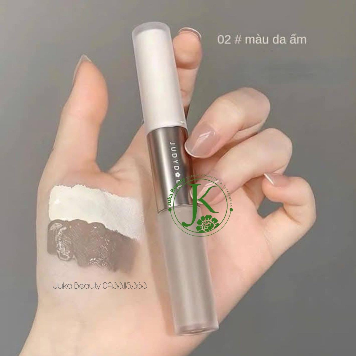  Tạo Khối Và Bắt Sáng 2 Đầu Dạng Kem Judydoll Liquid Highlighter & Contour Duo 