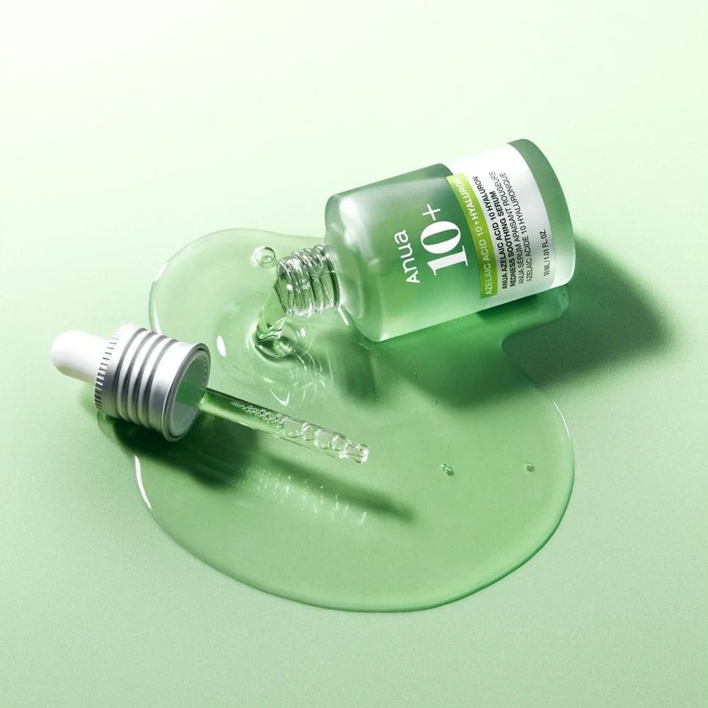  Tinh Chất Dịu Da, Mờ Thâm Mụn Anua Azelaic Acid 10 Hyaluron Redness Soothing Serum 30ml 