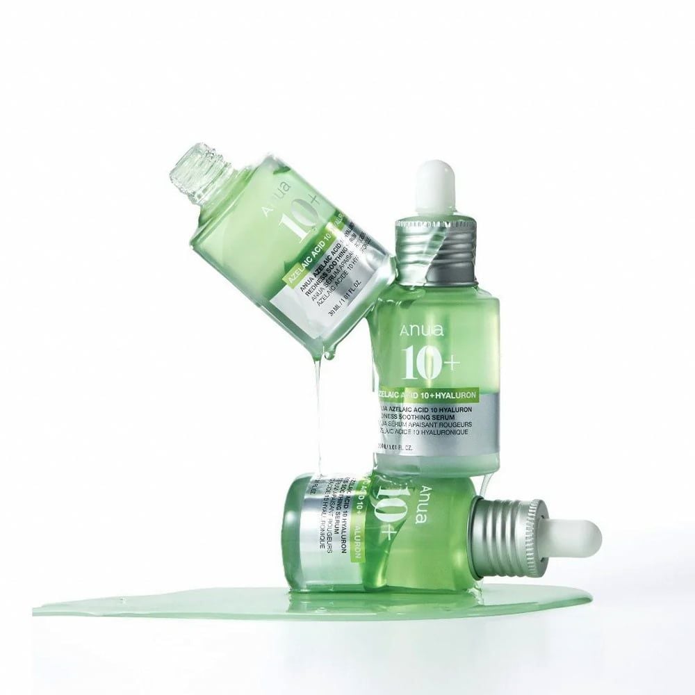  Tinh Chất Dịu Da, Mờ Thâm Mụn Anua Azelaic Acid 10 Hyaluron Redness Soothing Serum 30ml 