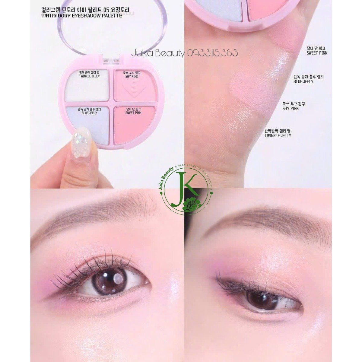  Phấn Mắt Colorgram Tintin Dory Eye Palette 4.3g 