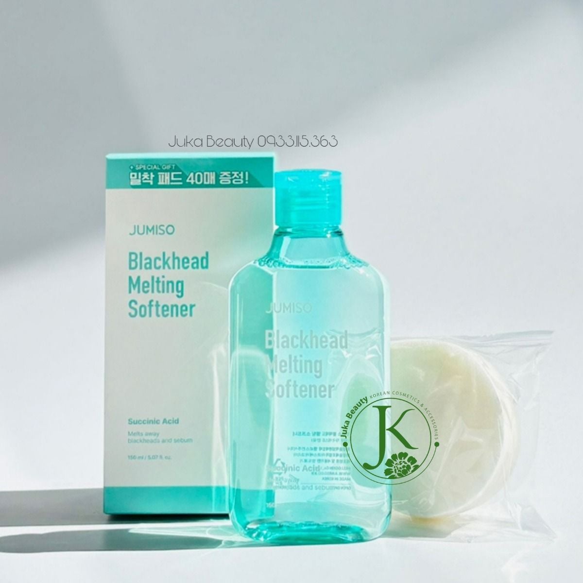  Tinh chất ủ mụn, giảm mụn đầu đen Jumiso Blackhead Melting Softener Special Kit 150ml 