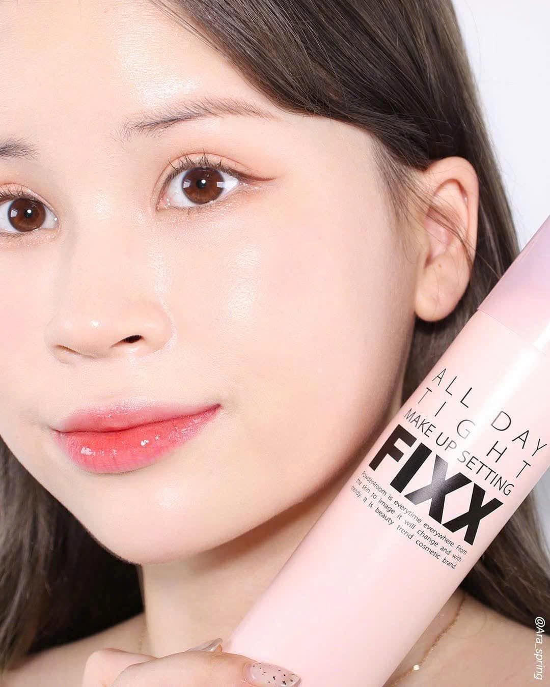  Xịt Khóa Nền Dành Cho Mọi Loại Da So Natural All Day Tight Make Up Setting Fixx (Hồng) 